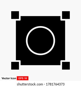 Layoutbild-Symbol im trendigen Stil, isolierter Hintergrund