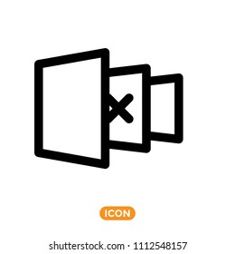 Layout Icon. Vector Layers Icon. Canvas Icon