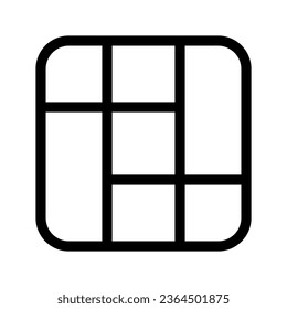 Layout Icon Vector Symbol Design Illustration