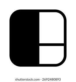 Layout Icon Vector Symbol Design Illustration