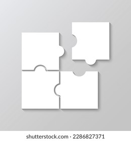 Premium Vector  Puzzle 3x2 grid jigsaw with 6 pieces mind puzzles
