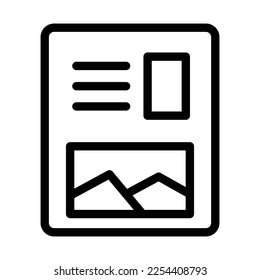 layout line icon illustration vector graphic
 
