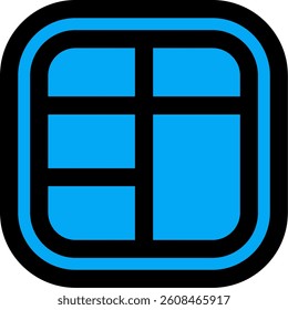 Layout Line vector Icon Design