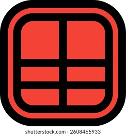 Layout Line vector Icon Design