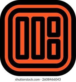 Layout Line vector Icon Design