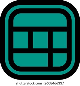 Layout Line vector Icon Design