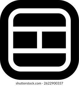 Layout Line vector Icon Design