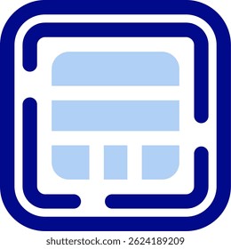 Design de ícone de vetor de Linha de Layout