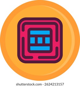 Layout Line vector Icon Design