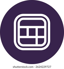 Layout Line vector Icon Design