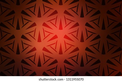  layout with lines, triangles. Modern abstract illustration with colorful triangles. Template for wallpapers.