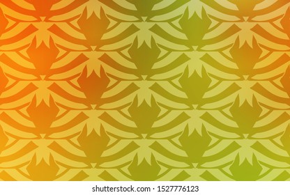  layout with lines, triangles. Modern abstract illustration with colorful triangles. Pattern for booklets, leaflets