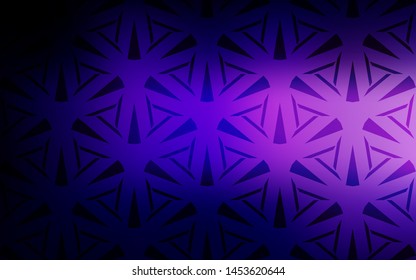  layout with lines, triangles. Triangles on abstract background with colorful gradient. Best design for poster, banner.