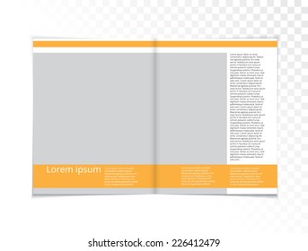 Layout magazine, vector 