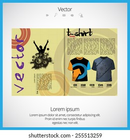 Layout magazine, vector 