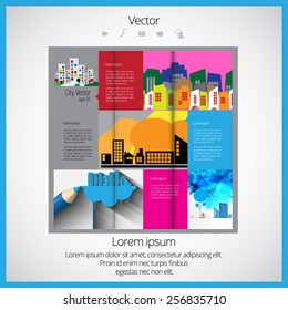 Layout magazine, vector 