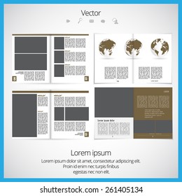 Layout magazine, vector