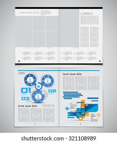 Layout magazine, vector