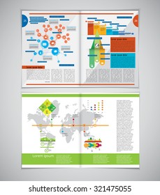 Layout magazine, vector 