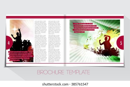 Layout magazine, vector