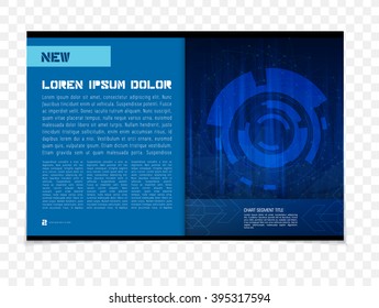 Layout magazine, vector