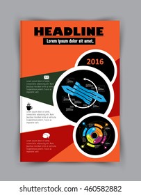 Layout magazine, vector