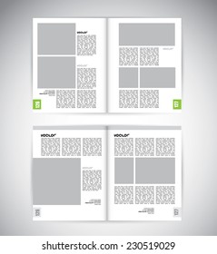 Layout magazine, vector eps10 