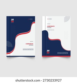 Layout modern design annual repot cover template portfolio design business cover design a4. Modern line circle chart theme book cover template