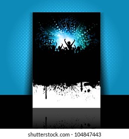 Layout for a party flyer