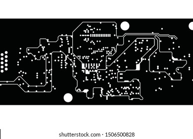 layout PCB  with gerber files of inner layers