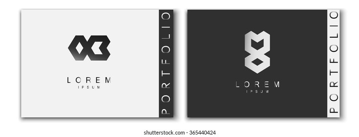 Layout portfolio architect, background, cover, heading for the architectural design, architectural brochure, content. Easy to edit. Vector brochure template, layout, house and back page headline art.
