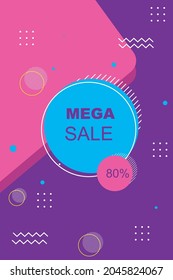 Diseño de plantillas de afiches de diseño para la venta de promoción, venta a gran escala, venta a gran escala y flash, ilustración de vectores.