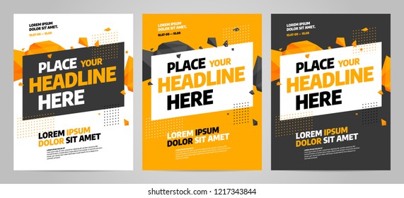Layout poster template design for sport event, tournament or championship. - Shutterstock ID 1217343844