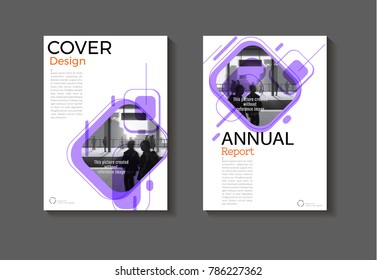 layout purple background modern cover design modern book cover Brochure cover  template,annual report, magazine and flyer layout Vector a4
