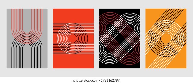 Layout with a running track for a sporting event, competition, or championship. Template for background, poster, or cover. Vector illustration.