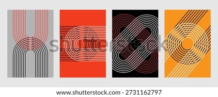 Layout with a running track for a sporting event, competition, or championship. Template for background, poster, or cover. Vector illustration.