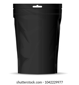 The layout of the Stand-Front View in vector blank template black