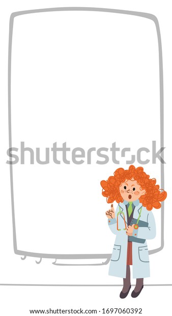 Layout Stories Which Doctor Edifies Vector Stock Vector (Royalty Free ...