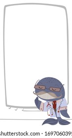 Layout for stories in which the doctor encourages. Vector on white background.
