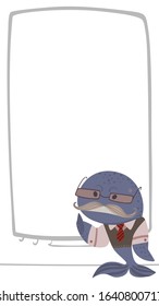 Layout for stories in which the teacher edifies. Vector on white background.
