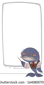 Layout for stories in which the teacher explains. Vector on white background.