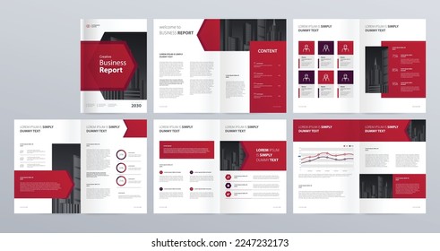 layout template for company profile ,annual report , brochures, flyers, leaflet, magazine, book with cover page design