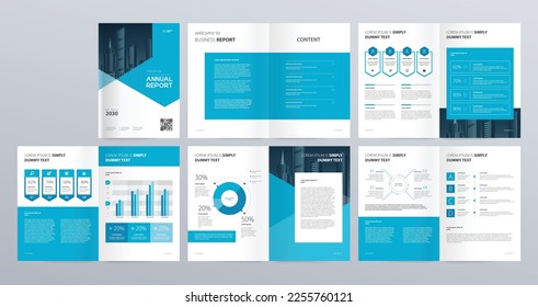 layout template for company profile ,annual report , brochures, flyers, leaflet, magazine, book with cover page design