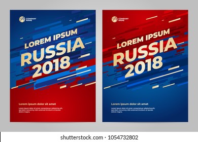 Layout Template design the poster for sport event  2018 trend