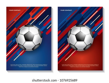 Layout Template Design For Road To Russia  World Championship Cup Background Soccer 