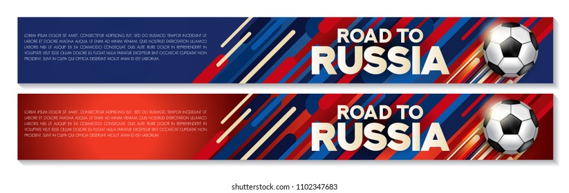 Layout Template Design For Road To Russia.