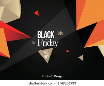 Layout templates of Black Friday sales