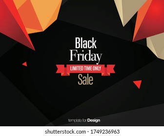 Layout templates of Black Friday sales