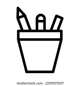 Layout Tools Vector Line Icon Design