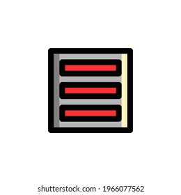 Layout User Interface Outline Icon Logo Vector Illustration
